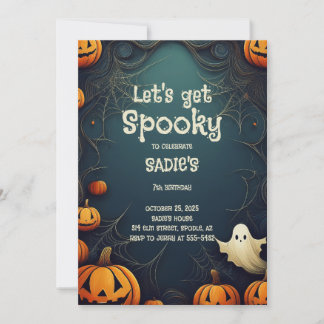 Let's Get Spooky Invitation