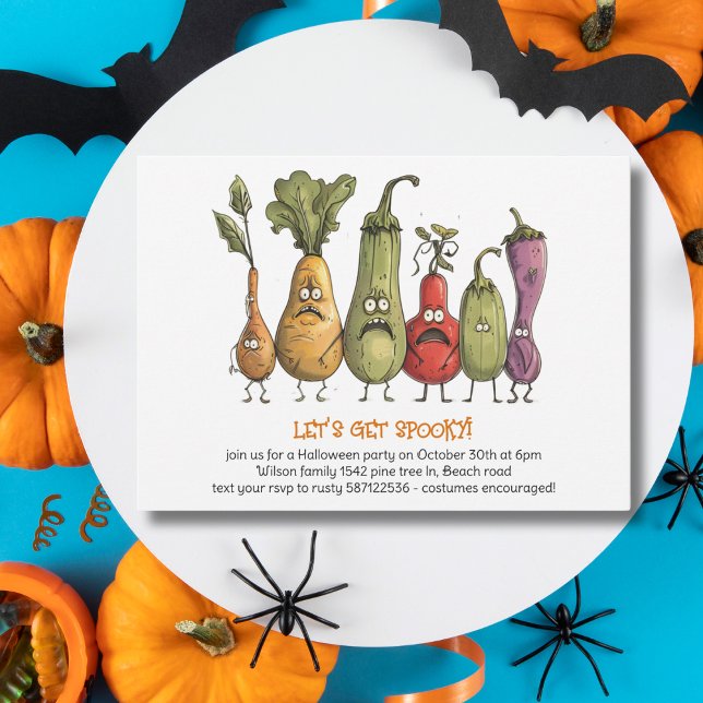 LET'S GET SPOOKY kids Halloween  Invitation (Creator Uploaded)