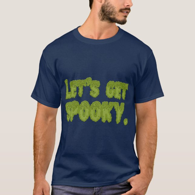 Lets Get Spooky V2 Avocado T-Shirt (Front)