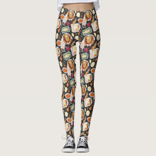 Let's Get Stuffed Thanksgiving Stretchy Pants