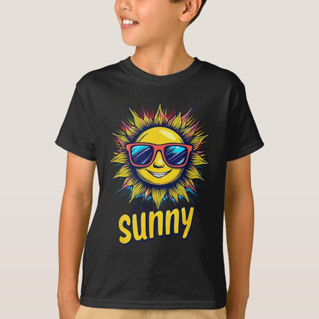 Let's Get Sunny Motivation For Bright Days  T-Shirt (Front)