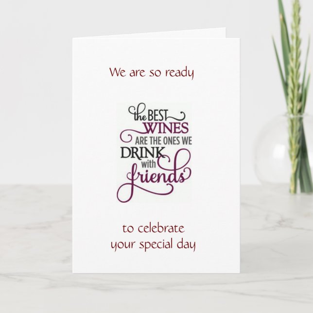 **LET'S GET THE PARTY STARTED** CELEBRATE *YOU* CARD (Front)