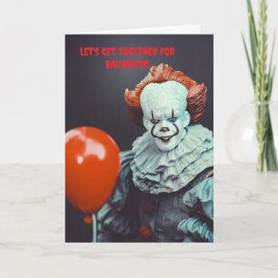 Let's get together for Halloween. Card