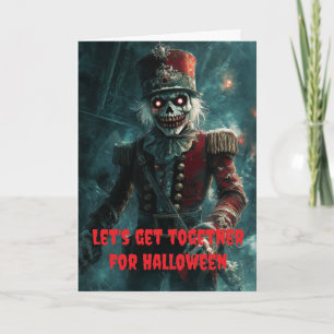 Let's get together for Halloween. Card