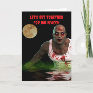 Let's get together for Halloween. Card