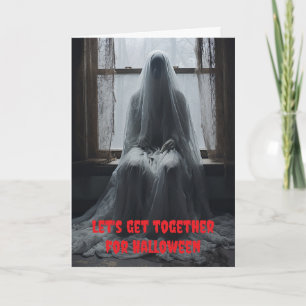 Let's get together for Halloween. Card