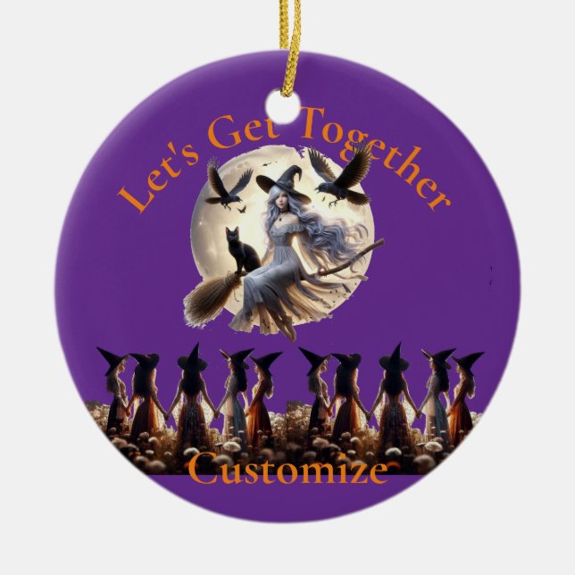 Let's Get Together Thunder_Cove Ceramic Ornament (Front)