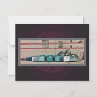 Let's Get Trashed Greeting Card