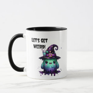 Let's Get Weird Halloween Witch Monster Mug