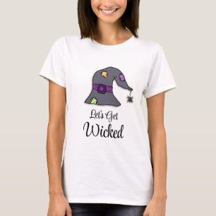 Let's Get Wicked Witch's Broom T-Shirt