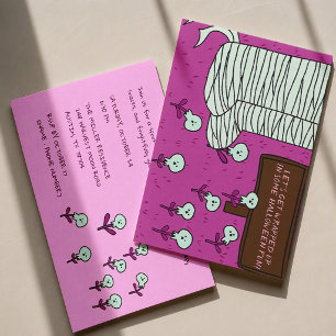 Let's Get Wrapped Up Cute Mummy Halloween Invitation
