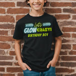 Let's Glow Crazy Neon Glowing In the Dark Party T-Shirt<br><div class="desc">Let's Glow Crazy neon lights glow-in-the-dark design customizable for any event or occasion for kids' or adult parties and would work for Birthdays,  dance parties,  graduation,  and more.</div>