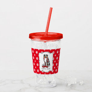 Let's Go! Australian Shepherd (blue merle tan/w 1) Acrylic Tumbler