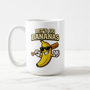 Lets Go Banana Retro Boys Kids Men Youth Teen, let Coffee Mug