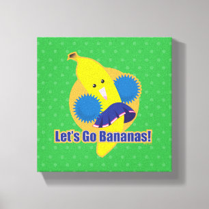 Let's Go Bananas! Canvas Print
