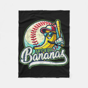 Lets Go Bananas Costume Mens Womens Kids  Fleece Blanket