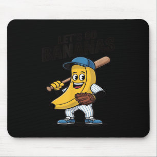 Lets Go Bananas, Funny Banana Gift Mouse Pad