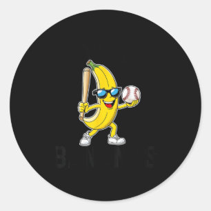 Let's Go Bananas Funny Banana Merch  Classic Round Sticker