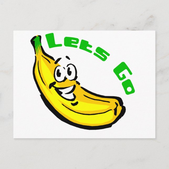 Lets Go Bananas Postcard (Front)