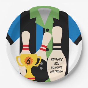 Let's Go Bowling Birthday Paper Plates