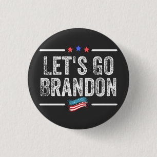 Let's Go Brandon 1 Inch Round Button