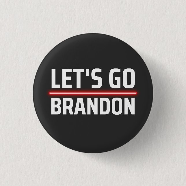 let's go brandon 1 inch round button (Front)