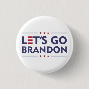 Let's Go Brandon 1 Inch Round Button