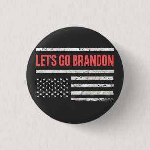 Let's Go Brandon 1 Inch Round Button