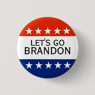 Let's Go Brandon 1 Inch Round Button
