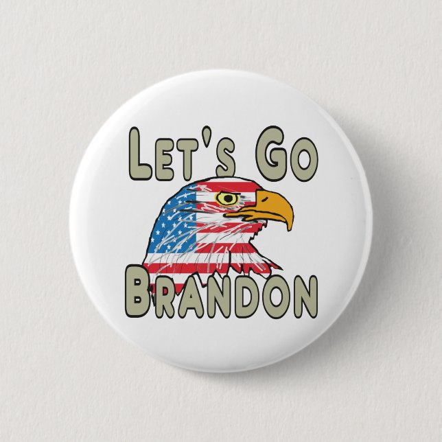 Let's Go Brandon 2 Inch Round Button (Front)