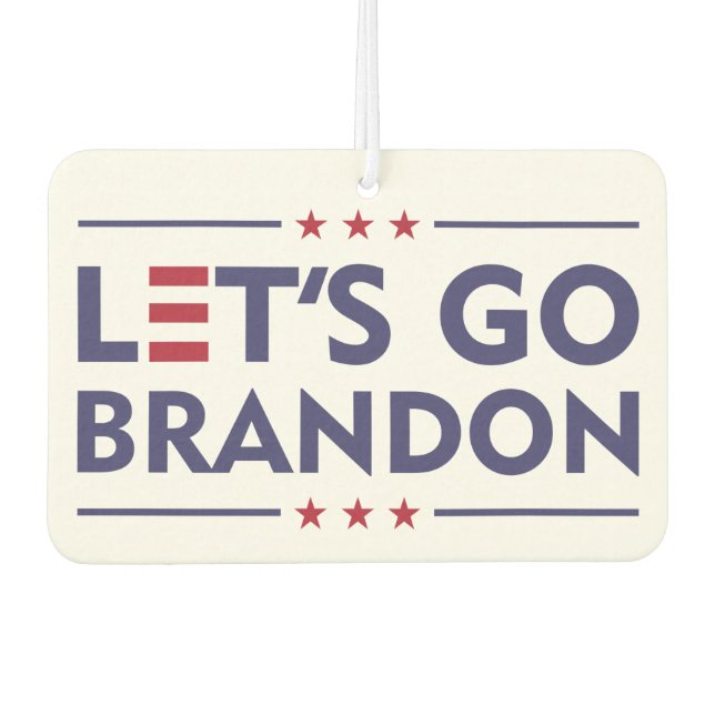 Let's Go Brandon Air Freshener (Front)