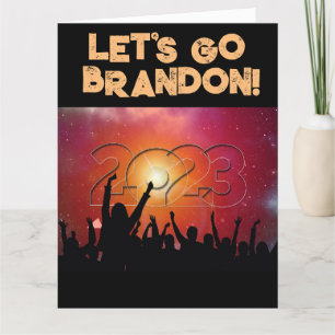 LET'S GO BRANDON ANTI-BIDEN NEW YEARS 2023 CARDS