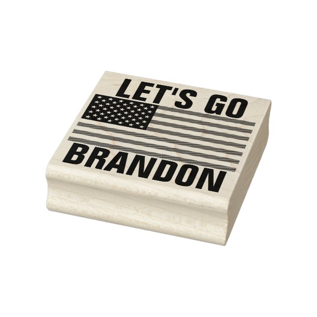 LET'S GO BRANDON (ANTI-BIDEN) RUBBER STAMP (Stamp)