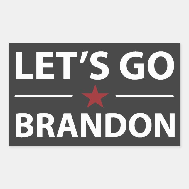 Let's Go Brandon Anti Joe Biden Conservative  Sticker (Front)