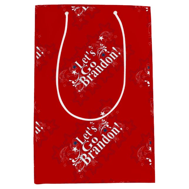 Let's Go Brandon Bandana Gift Bag (Front)