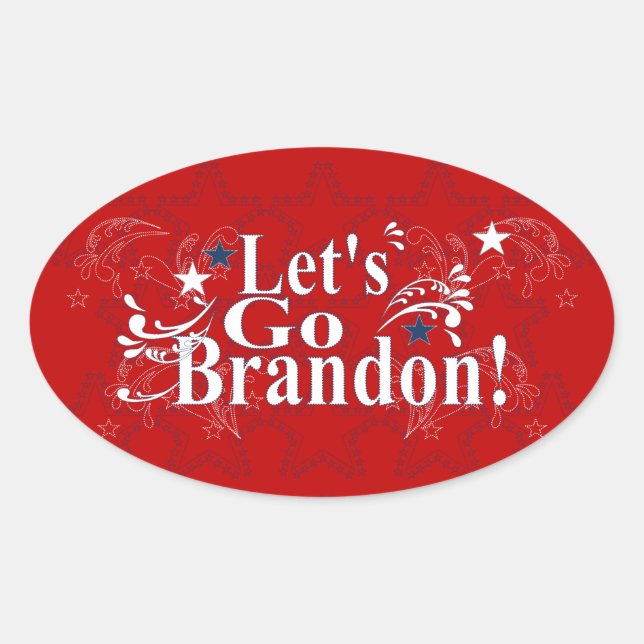 Let's Go Brandon Bandana Stickers (Front)