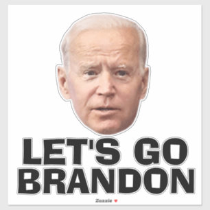 LET'S GO BRANDON BIDEN DIE-CUT STYLE DECAL STICKER