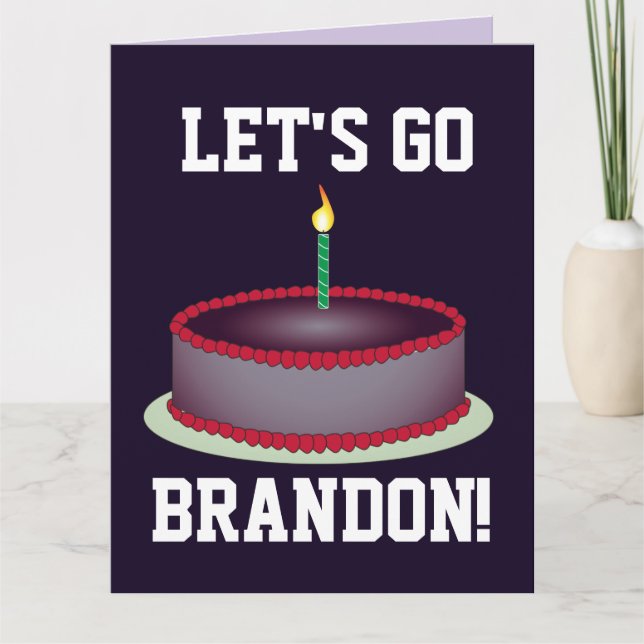 LET'S GO BRANDON! BIRTHDAY CARDS (Front)