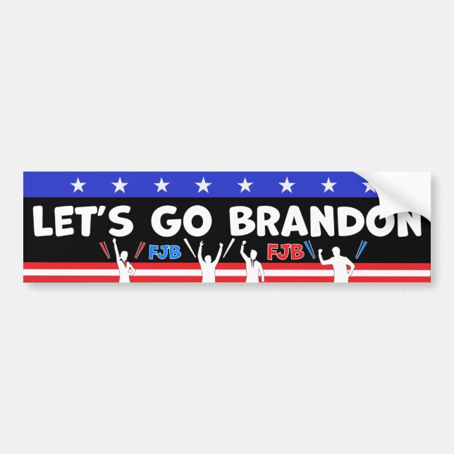 Let's Go Brandon Bumper Sticker (Front)