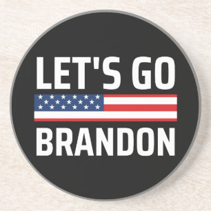 lets go brandon chant joe biden, funny lets go bra coaster