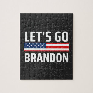 lets go brandon chant joe biden, funny lets go bra jigsaw puzzle