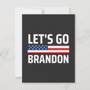 lets go brandon chant joe biden, funny lets go bra thank you card