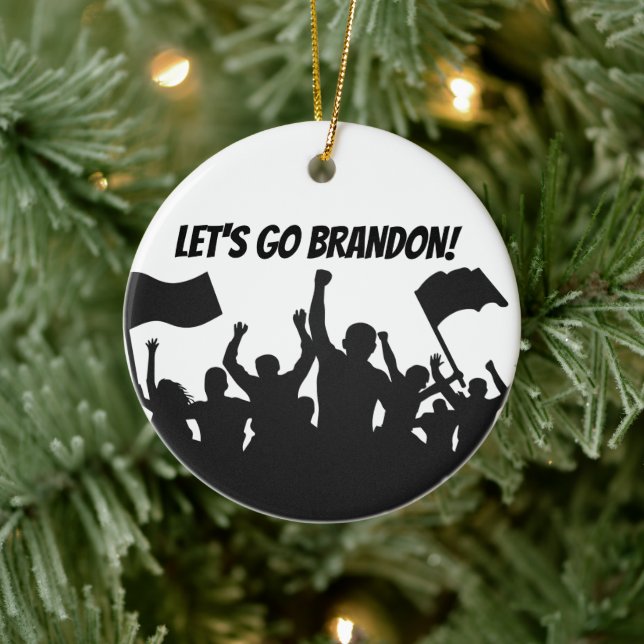 LET'S GO BRANDON! CHRISTMAS ORNAMENT (Tree)
