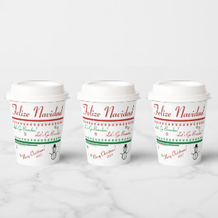 Let's Go Brandon Christmas Paper Cups