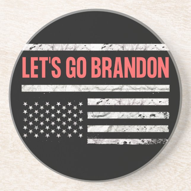 Let's Go Brandon Coaster (Front)