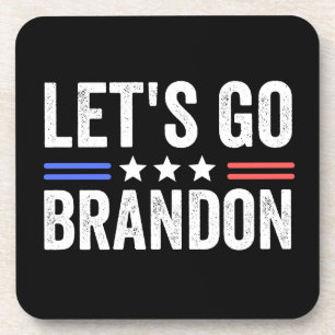 Let's Go Brandon Coaster
