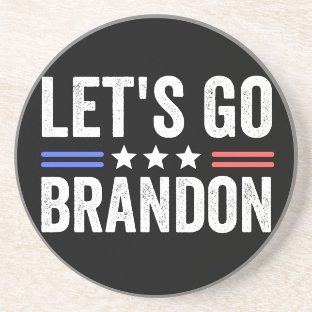 Let's Go Brandon Coaster (Front)