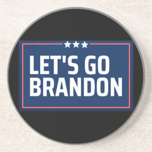 Let's Go Brandon Coaster