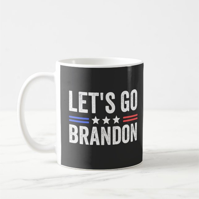 Let's Go Brandon Coffee Mug (Left)