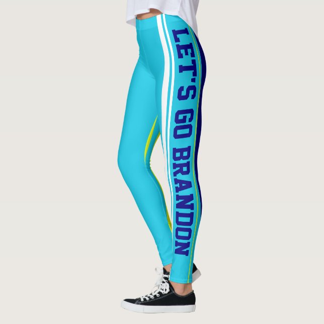 Let's Go Brandon Cross fit Leggings (Left)